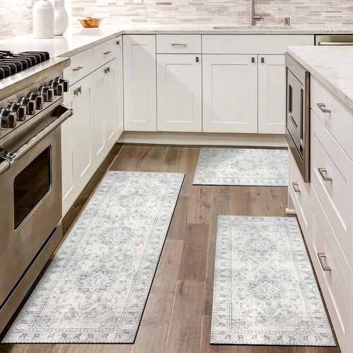 ArrangeWell Kitchen Rugs Sets of 3 Washable Kitchen Mats