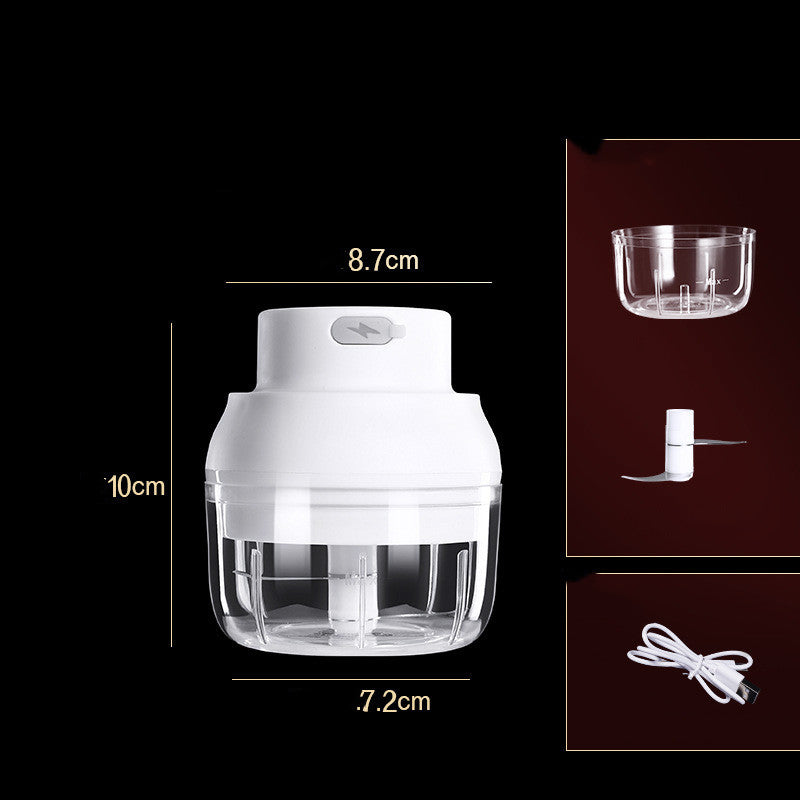 Mini Electric Garlic Masher for Home Cooking